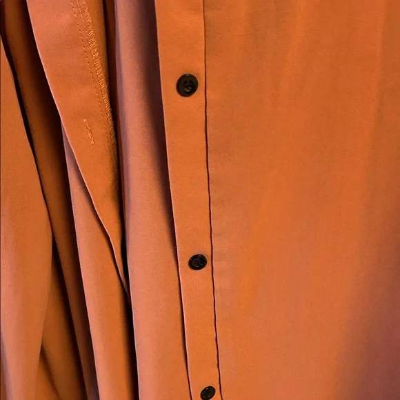 Rust Button-Up Shirt SHEIN 3x - Picture 5 of 5